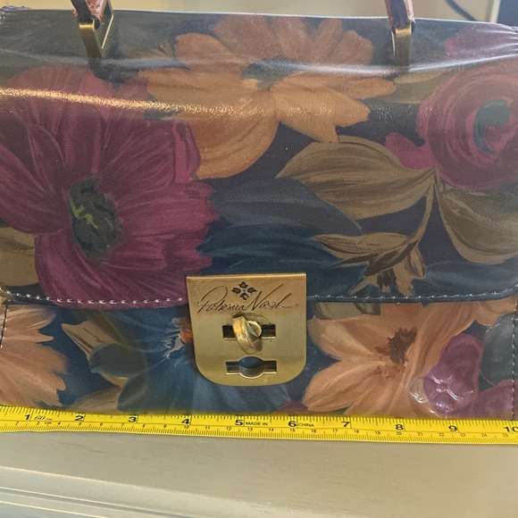 Patricia Nash Chauny Satchel purse UEC Peruvian painting collection - Picture 14 of 15